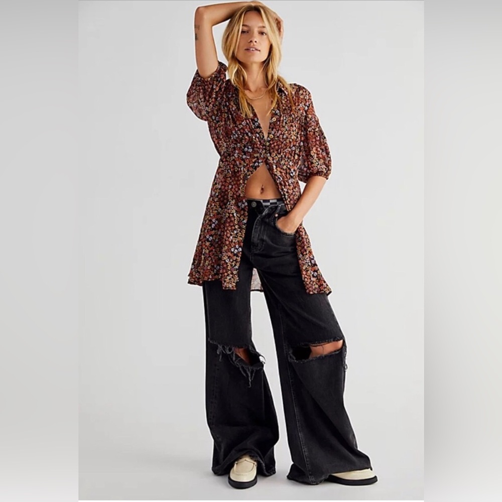 NEW Free People Bonnie Mini Dress - Picture 3 of 6
